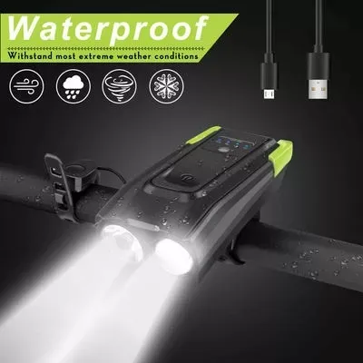 Hot USB Rechargeable Bike Light Powerful Lumens Bicycle Front Light Bike Front Light Waterproof Bike LED Headlight