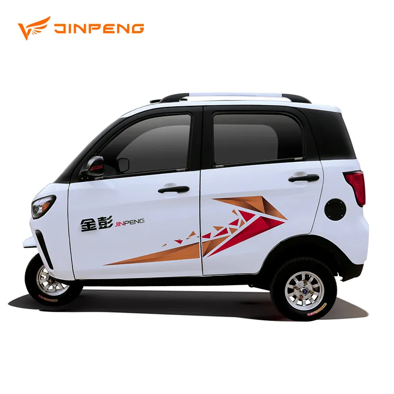 Jinpeng Brand Three Wheel Full Closed Mini Electric Car Electric Tricycles for Adult Two Seat Hot Sale