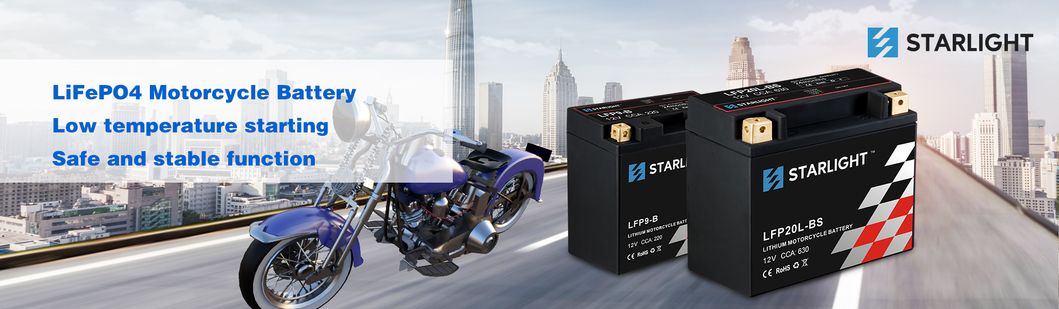 LiFePO4 LFP20L-BS 12.8V Lithium Battery for Motorcycle/ E-Bike/ Powersports/ ATV