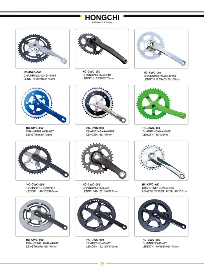 Low Price Chainwheel & Crank Cw-050 of High Quality