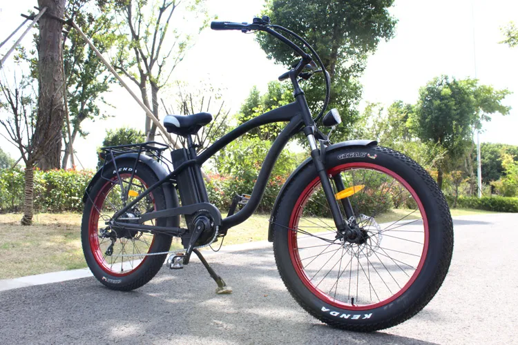 New Style 48V 500W Electric Bicycle 26 Inch Fat Tire Ebike