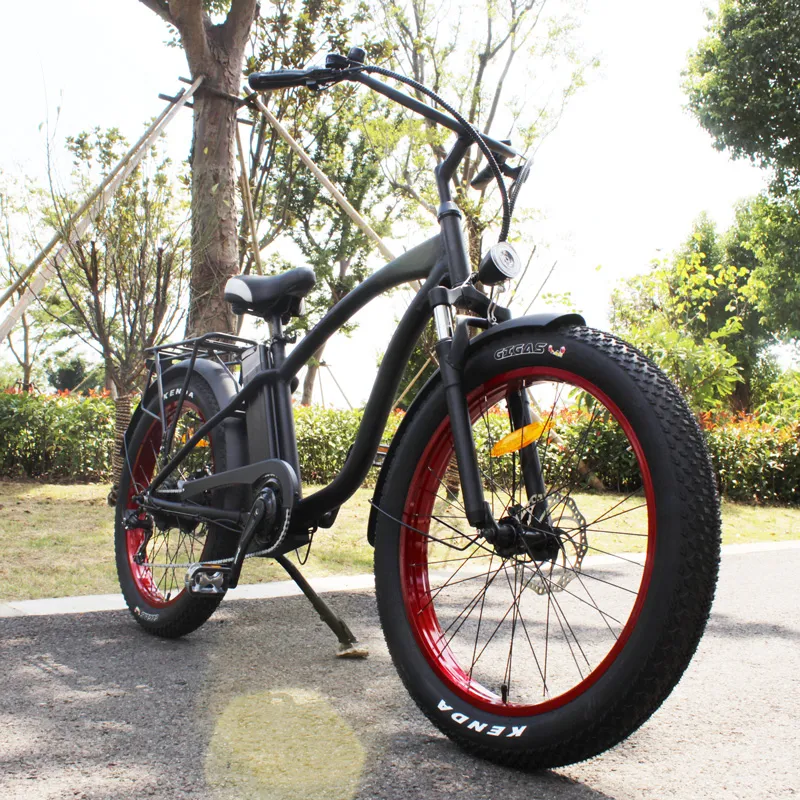 New Style 48V 500W Electric Bicycle 26 Inch Fat Tire Ebike