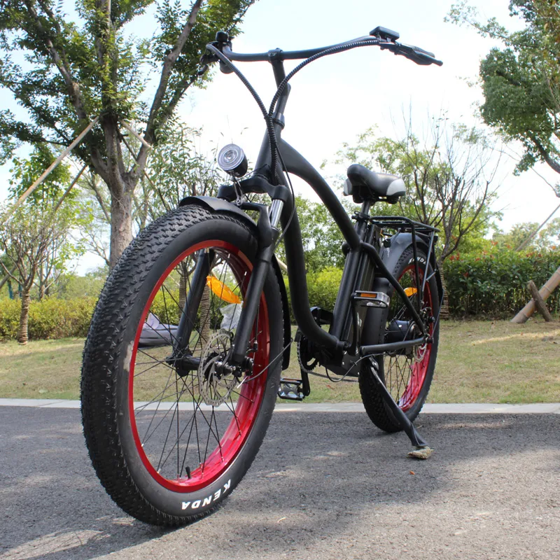 New Style 48V 500W Electric Bicycle 26 Inch Fat Tire Ebike