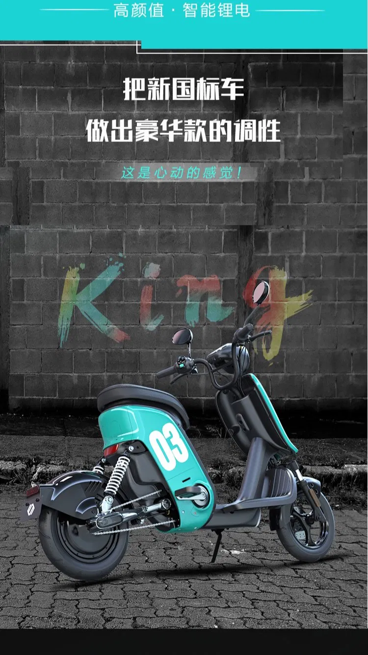 Niu Aima Big Bull Bezior X1500 12.8ah 48V 1500W Folding Old Car 16” Wheel with Pedals Gas Scooters Scooter Moped Ebike Mopeds 49cc 50cc Electric