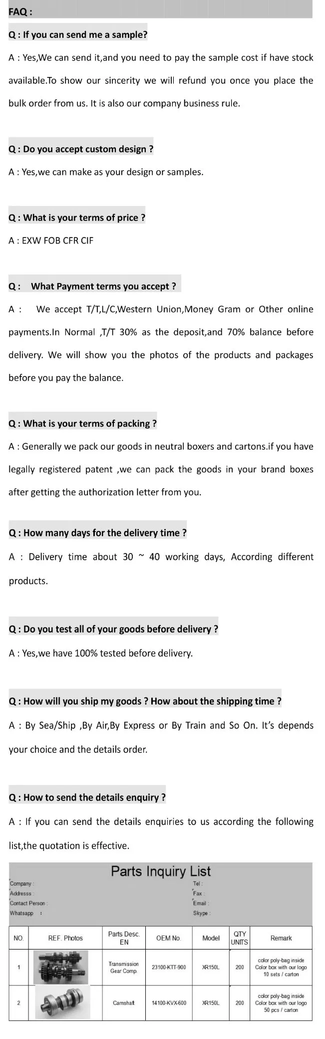 OEM Bajaj Tricycle Motorcycle Engine Parts Carburetor Re205 4s Torito