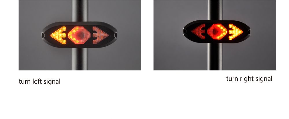 Remote Control Waterproof Safety Bicycle Tail Light 20lm Ipx4 Safety Rear Light Riding Tail Light Bike Light