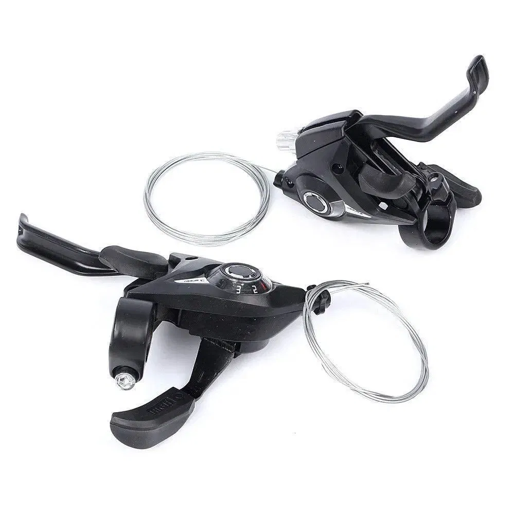Shimano Bicycle Shifter St-Ef51 3X7 Speed Shifter/Brake Lever Combo Set Mountain Bike Conjoined Finger Dial 3*7/21 Shimano