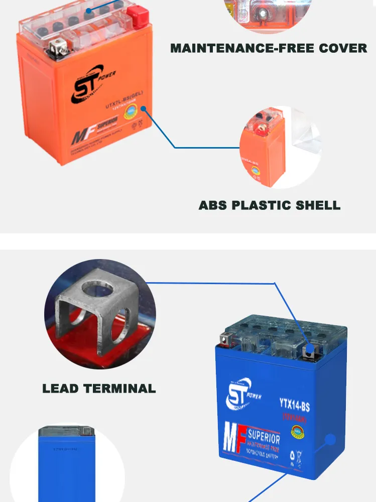 Super Power 12V Battery 12V 5ah 12n5l-BS Mf Sealed VRLA Lead Acid Rechargeable Motorcycle Battery