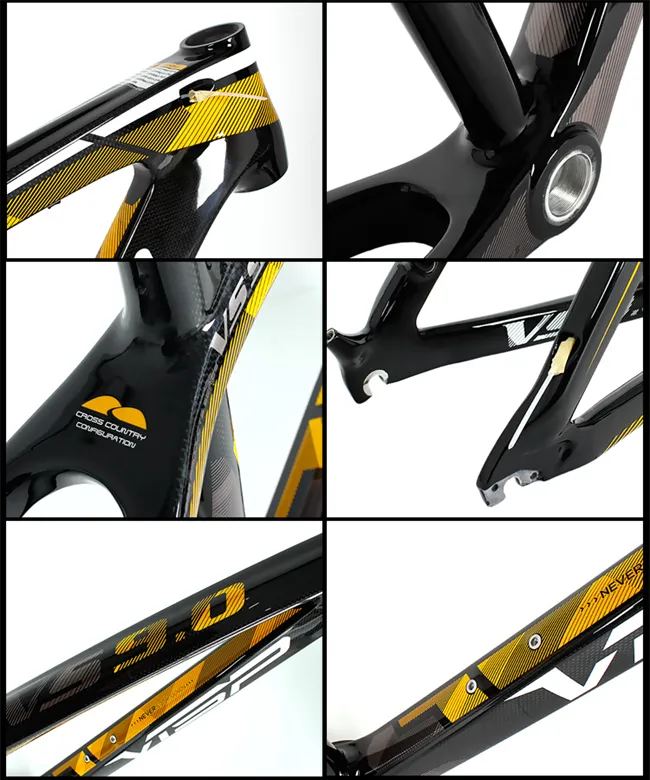 Superlight 1.12kg 26er carbon Mountian Bicycle MTB Frame 27.5er