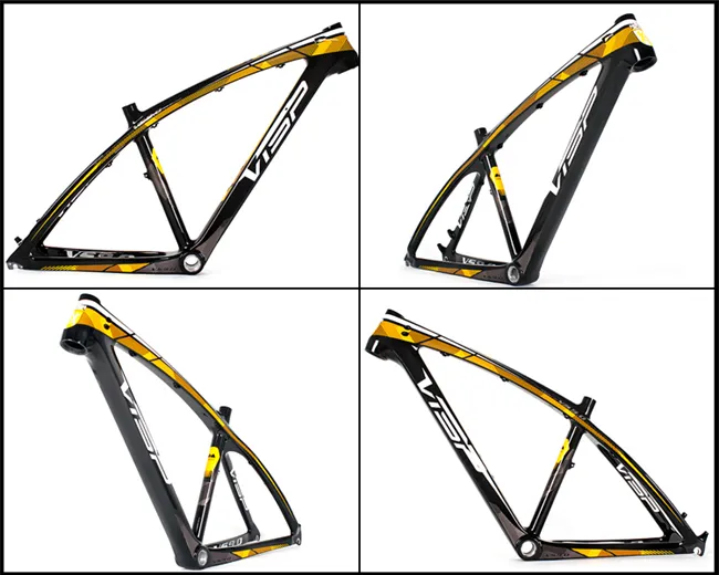 Superlight 1.12kg 26er carbon Mountian Bicycle MTB Frame 27.5er