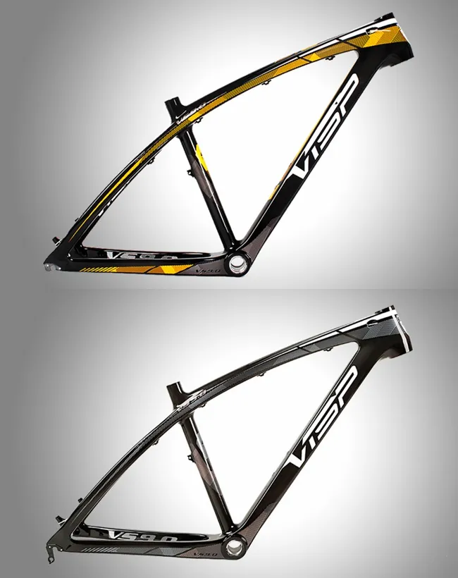 Superlight 1.12kg 26er carbon Mountian Bicycle MTB Frame 27.5er