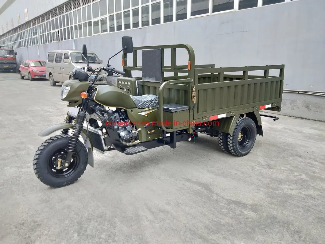 Three Wheel Gasoline Motor/Motorcycle Tricycle with Cargo Box Senegal 200cc 39