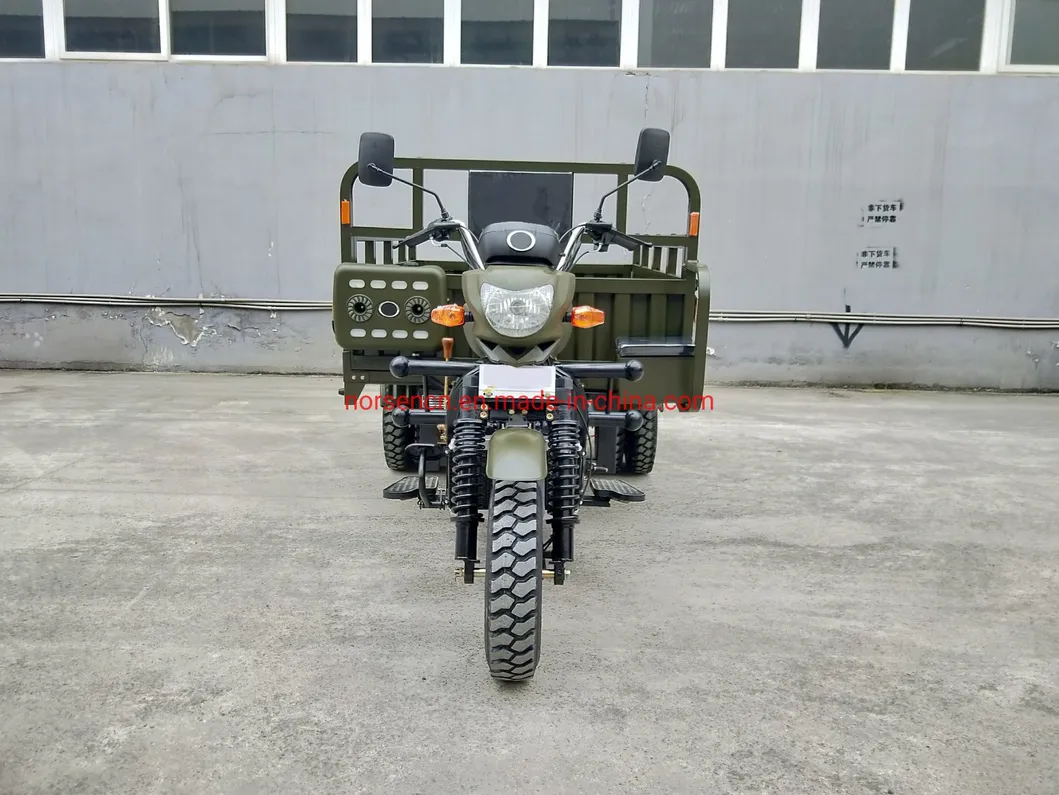 Three Wheel Gasoline Motor/Motorcycle Tricycle with Cargo Box Senegal 200cc 42
