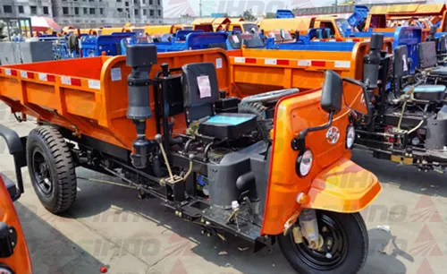 Transportation Carry for 3tons Three Wheeler Mining Dumper with Cabin