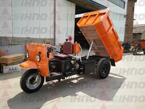 Transportation Carry for 3tons Three Wheeler Mining Dumper with Cabin