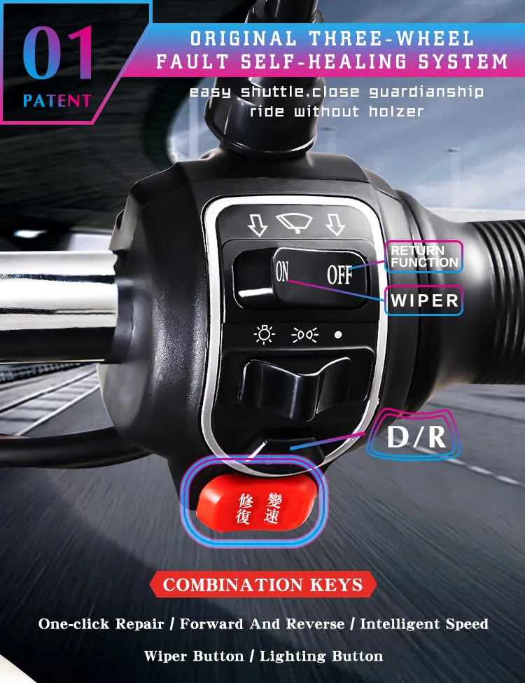 Tricycleļ 3 Wheels Motorcycle/Tricycle/Trike Adult Motorcyc Jinpeng 1130 4 Wheel 1 Electric Tricycle The Disabled Tricycles for S