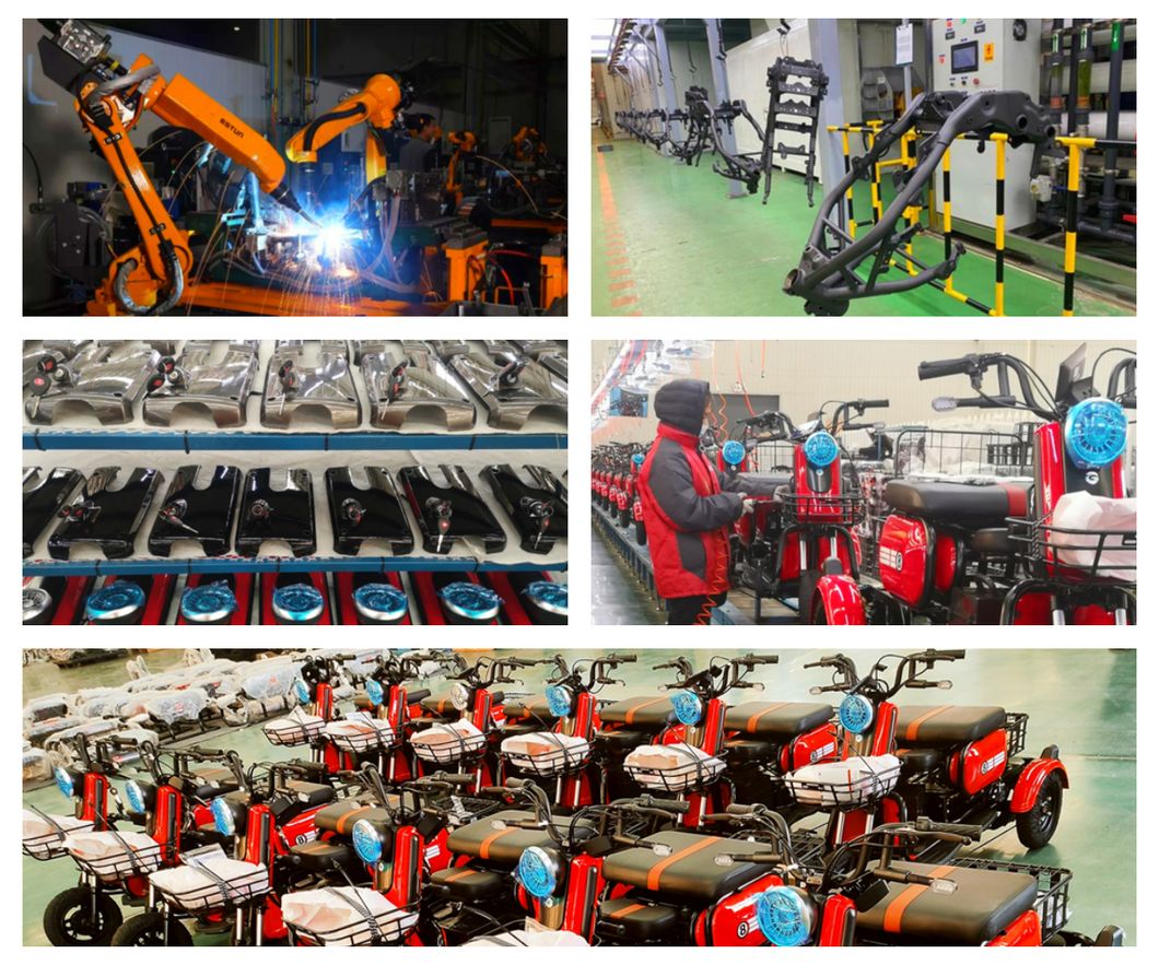 X3 Modern Design 48V/60V 23A 500W Electric Tricycle with Storage Basket