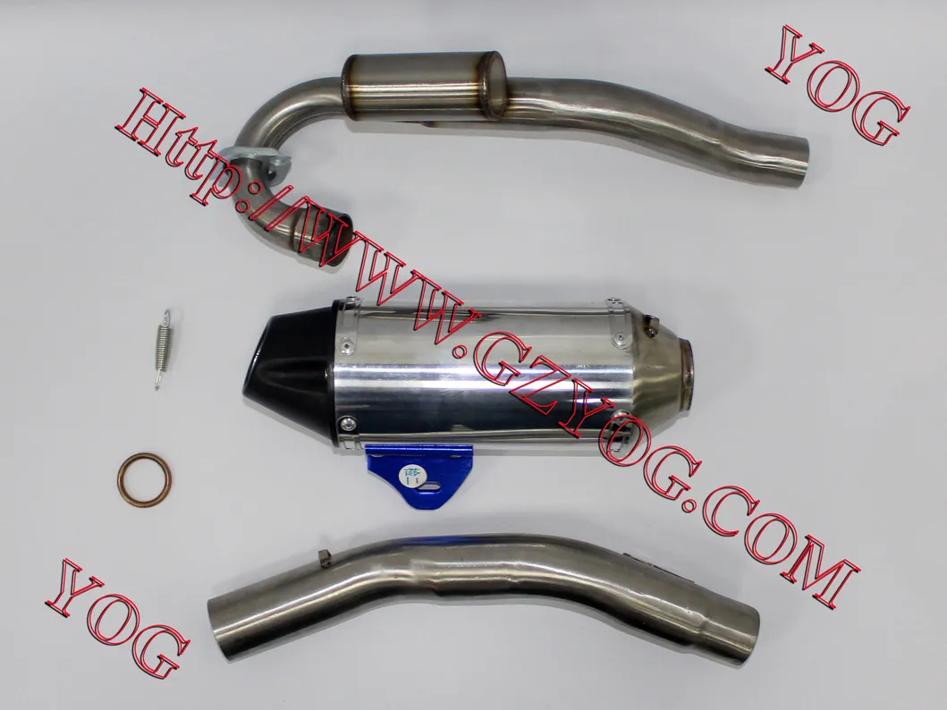 Yog Motorcycle Parts Exhaust Pipe Muffler Escape Mufla Mofle C110